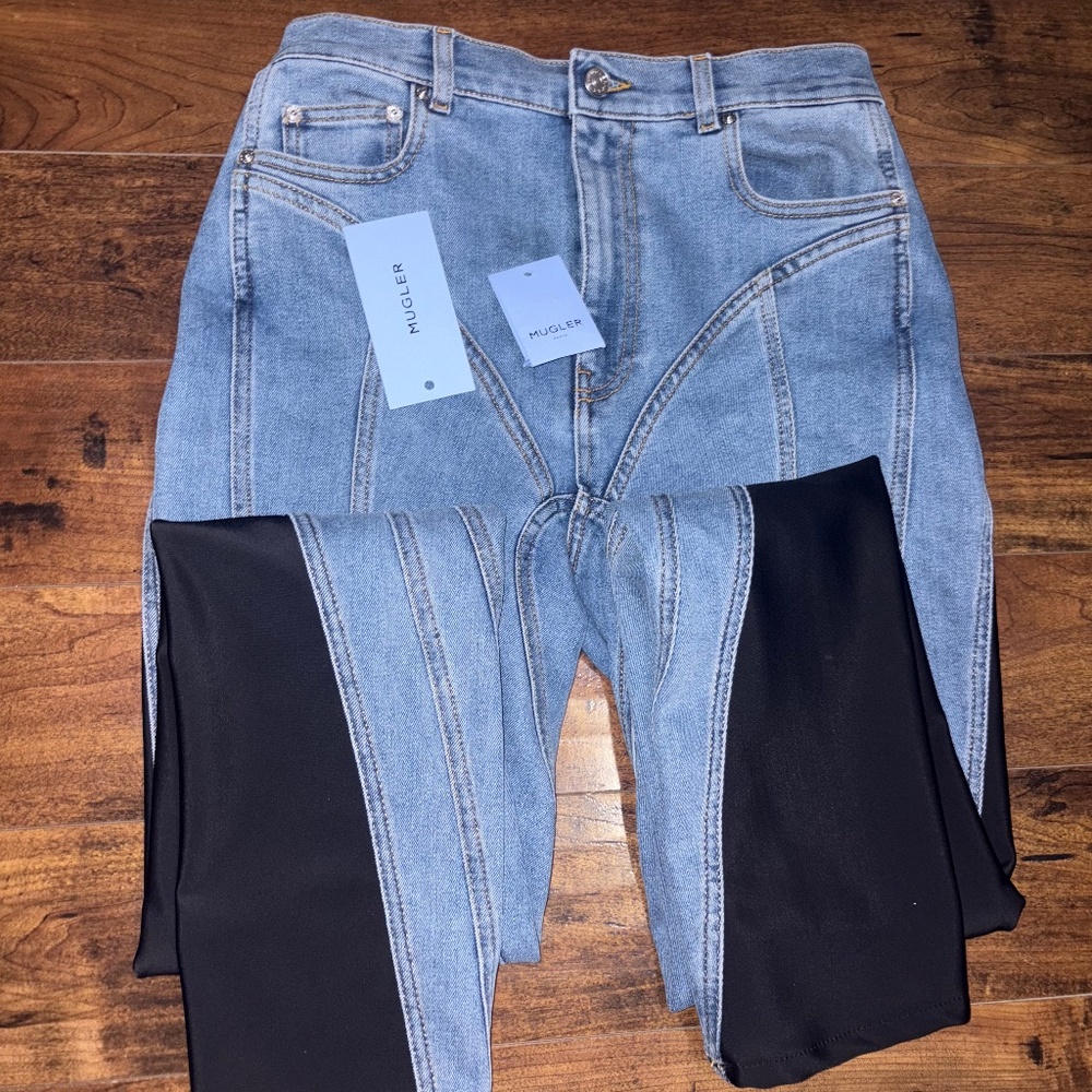 Mugler spiral women’s jeans